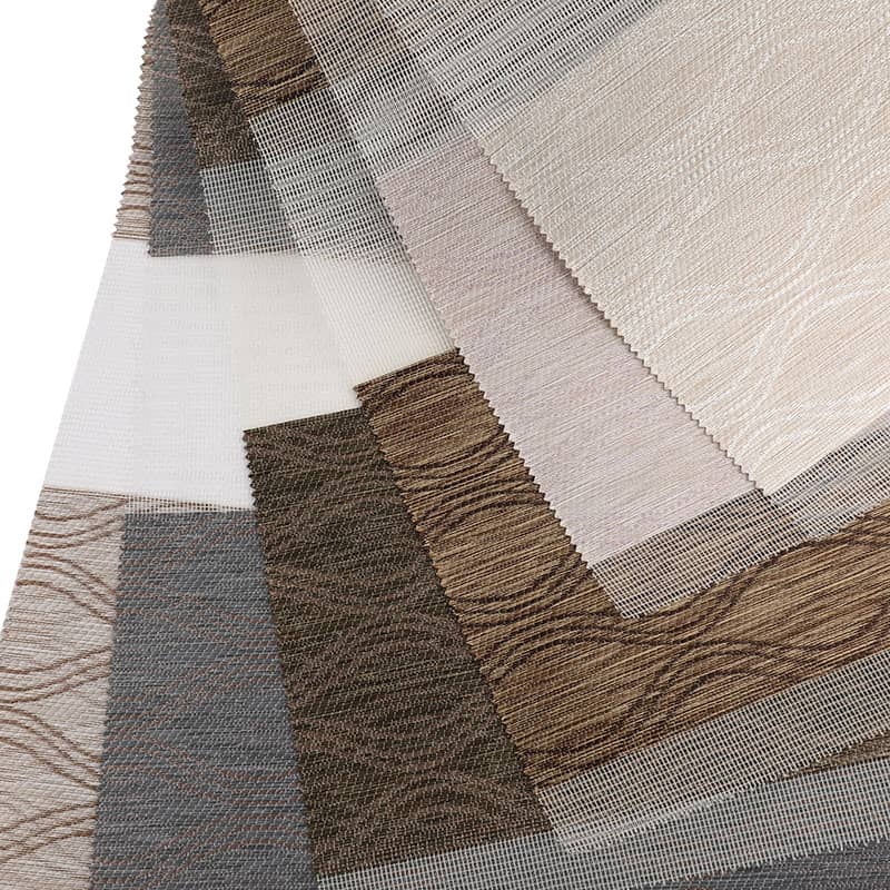 F040 ม่านห้องนอนโรงแรม กลางวัน-กลางคืน กึ่งทึบ ผ้ามู่ลี่หัวม้าลาย