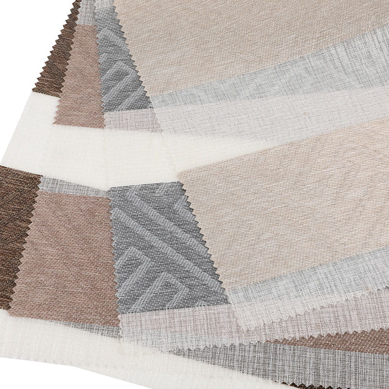 GD10 ผ้าปิดตาม้าลายแบบกึ่งทึบแสงส่งผ่านแสงสองชั้น