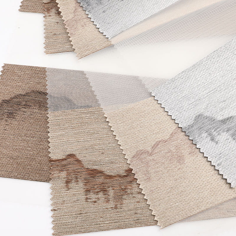 GD08 ความรู้สึกที่แข็งแกร่งของผ้าสเตอริโอ Jacquard Zebra Blind